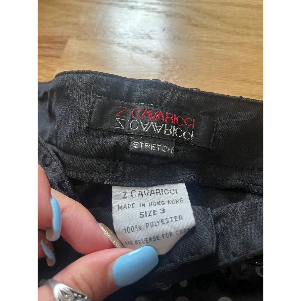 Y2K Z. Cavaricci Sequin Disco Pants Size XS - Picture 4 of 5